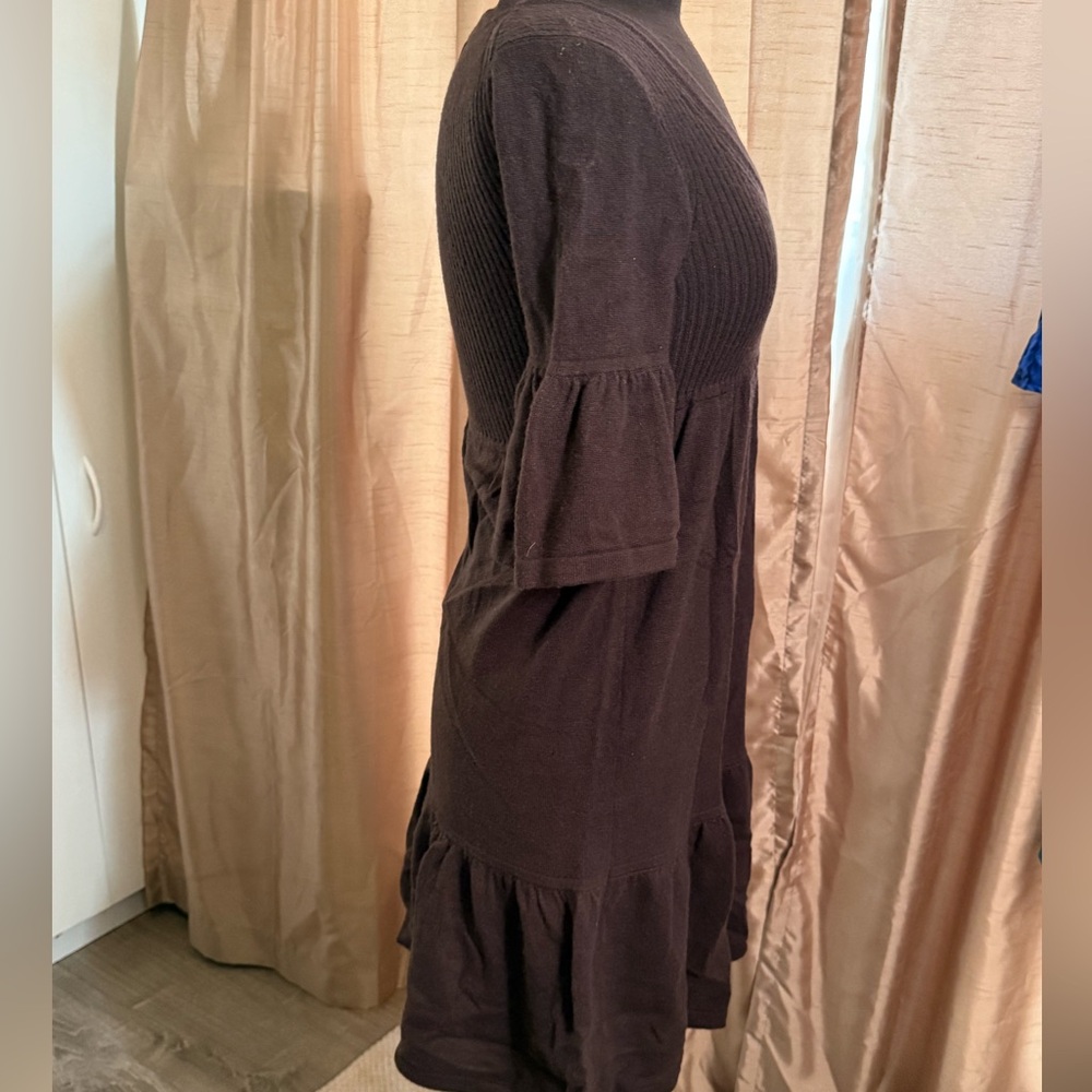 Gianni Bini Dark Brown Mini Dress